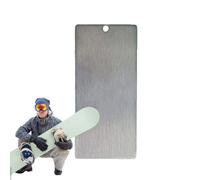 Generico Snowboard Wax Scraper - Kit de de snowboard portátil Surf WaxScraper | Stainless Steel Ski WaxScraper | Snowboards Maintenance Tool Compact Waxing Tool for Snowboards