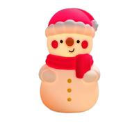 Genérico Snowman Light, Led Christmas Lamps, Decorative Figure with 3.66x3.54x4.92 Inches Size, Seasonal Nightlight for Winter, Bathroom, Bedroom, Living Room, Study Kids, Dormitory