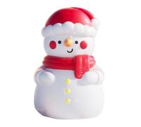Genérico Snowman Night Light, LED Holiday Lamp, Christmas Timer Decor, Soft Glow Illumination, Adorable Seasonal Design, for Winter Bedroom, Study Desk, Living Room, Dormitory Snow Scene