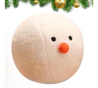 Generico Snowman Throw Pillow - Suave almohada de peluche | Cozy Christmas Hug Pilloww Stuffed Sofa Decorative Pilloww Snowman Shape For Living Room Bedroom Car Travel Gift