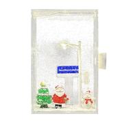 Genérico Snowy Night Street Lamp Craft, Crafting Decor Snowy Street Light Lamp, Christmas Tabletop Centerpiece, Winter Holiday Decorations, Snowy Street Lamp, Table Lamp for Children's Room