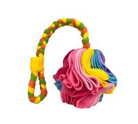 Genérico Snuffle Ball For Dogs, Soft Interactive Foraging Toy, Washable Pet Puzzle Ball For Nose Work Training, Slow Feeder Dispenser For Puppies & Small, Fun Enrichment Activity