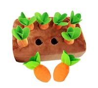 Genérico Snuffle Carrot Dog Toy - Plush Carrot For Mental Enrichment & Slow Feeding, Relieves Boredom & | Interactive Puzzle Toy For Indoor Dogs, Puppies, Apartment & Dorm Play