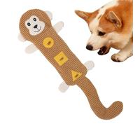 Genérico Snuffle Toy - Squeaky Hiding Food Puzzle, Interactive Foraging Training Toy for Small Medium Breeds, Mental Stimulation, Stress Relaxation, Nose Work Enrichment, 18.11 * 5.90 * 0.39 Inch