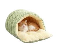 Genérico Snuggle Cat Cave - Indoor Kitten Bed, Rest Pet Bed for Daily Naptime, Plush Cat Tent with Easy Clean Feature, Feline House, Secure Cats Haven for Holiday Season