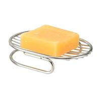 Genérico Soap Drain Rack - Luxury Bathroom Soap Holder & Organizer | Rust Proof Metal SoapDish Box For Shower, Bathtub & Laundry Room | Modern High-Durability Countertop Tray