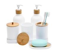 Genérico Soap Holder 2 Pieces Liquid - Bottle With 2 Swab Jars