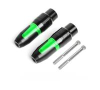 Genérico sobre De Protección De La Caída del Silenciador De Motocicletas para K&awasaki para Versys-X300 Z650 Z900 900RS Z800 Z1000R Z250/SL(Green - 2 PCS)