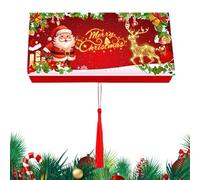 Generico Sobres porta dinero navideños | con 10 compartimentos para regalos de fiesta | Tarjetero plegable de Navidad - para niñas, mujeres, hombres, mamá, papá, amigos, familia, para cumpleaños y