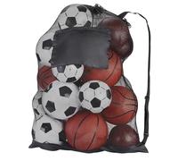 Genérico Soccer Bag | Team Work Ball Bags Mesh | Large Capacity Organizer with Drawstring, Adjustable Shoulder Strap, Mesh Design for Basketball, Baseball, Football, Swimming Gear, Volleyball