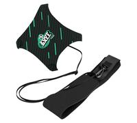 Genérico Soccer Ball Kick Trainer, Youth Player Training Equipment, Neoprene Material, Adjustable Waist Belt for Indoor Outdoor Practice, Backyard Field, Stadium and Park Use, 14.96x7.87x0.79 Inches