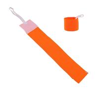 Generico Soccer Captain Band, Bright Colors Protective Arm Badge Football Arm Bands, Basketball Player Band Versatile Soccer Captains Sleeve Cuffs for Children Adults, Orange1, riferimento alla