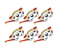 Genérico Soccer Glasses Party Favor, Birthday Party Favors, 6 Pieces Soccer Cheering Glasses for Kids, Teens, Adults, Match Viewing, Game Day, Birthday