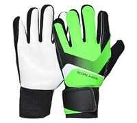 Genérico Soccer Goalie Gloves - Latex Goalkeeper Gloves with Strong Grip, High Performance Football Training Mittens, Non Slip Protective Glove, Sports Gear for Boys Women Men Children Adults