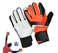 Genérico Soccer Goalie Gloves - Latex Goalkeeper Gloves with Strong Grip, High Performance Football Training Mittens, Non Slip Protective Glove, Sports Gear for Boys Women Men Children Adults