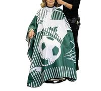 Genérico Soccer Theme Hair Cape, Tear-Proof Clipping Barrier, 55x47 Inch Cloak with Polyester Build, Hair Trimming Cape, Athletic Pattern with Vibrant Style, Professionals Hairstylists for Home Salon