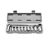 Genérico Socket and Wrench Set - 10 Piece Metal Wrench and Socket Set