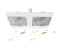 Genérico Socket Ceiling Fan - Plug In Portable Fan Light Fixture Cooling System | Compact E27 Screw Base Design with Adjustable Airflow, Energy Saving Room Ventilation Accessory for Home Use