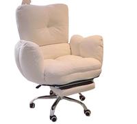 Genérico Sofa Cama con Reposapiés, Sillón De Masaje Reclinable, Respaldo Ajustable, Sillón De Salón, Cómodo Y Suave, para Dormitorio, Salón, Home(White)