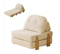 Genérico Sofa Cama Individual Sofá Cama 1 Plaza Sofacama Sofas PequeñOs Sofa Bed Modular FutóN SofáS Extensible Apilar Plegable Moderno Canapé 3 En 1 Sofá-Cama Convertible Chaise Longue (Blanco)