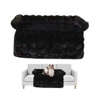 Genérico Sofa Dog Couch Bed - Elevated Edge Cover, Soft Calming Mat, Durable Pet Sleeping | Apartment Bedroom Living Room Nursery Play Area Dog Furniture Comfort Resting Spot Table Display