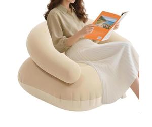 Genérico Sofá Inflable para Acampar,Sofá Inflable para Acampar - Silla En Forma De U De Inflado Rápido | para Descansar, Tomar Una Siesta, Patio Trasero, Playa, Rueda, Vacaciones, Festival De Música