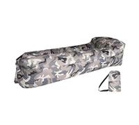 Genérico Sofá Inflable Portátil 240x70 Cm Impermeable Y Resistente | Tumbona De Aire De Tela Oxford 600g con Bolsa Almacenamiento | Ideal para Playa Camping Jardín Festivales Viajes Exterior Cine