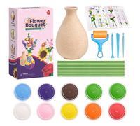 Genérico Soft Air Clay, Educational Craft Kit, Colorful Sculpting Set, Bouquet Making Art Supplies, Classroom Birthday Family Project, Creative Gear for Kids, Teachers, Beginners