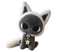 Genérico Soft Animal Pillow, Cute Plush Kitten, Bedtime Friend for Kids, Desk Companion for Offices, Cozy Cat Doll for Travel, Car Decor, Easter Gift, 9.8 Inches, 1 Piece