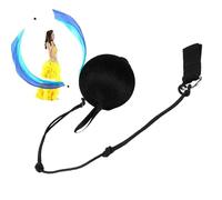 Genérico Soft Ball For Dance | Chain Black POI Throwing Ball | Stage Performance Tool | Portable Dancing Training Supplies For Belly Dance, Yoga, Haka & Polynesian Dances