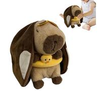 Generico Soft Breathing Animal | 1Pc Breathing Stuffed Animal Plush Musical Toy Soft Cuddly Comfort Doll Realistic Motion Soothing Companion | Bedroom Dorm Travel Birthday