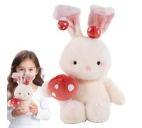 Genérico Soft Bunny Plush - Stuffed Figure Toy for Kids | Premium Plush Fabric with Red Mushroom Accent, Hugging Doll, Sofa Decoration, Cute Character Collection, Gift Idea