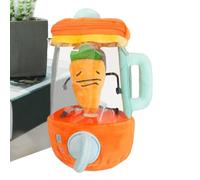 Genérico Soft Carrot Juicer Plush - Cartoon Stuffed Doll, Plush Toy with Decorative Features, Kids Room Pillow, for Birthday Celebration, Children's Playroom Decor with Fun Design