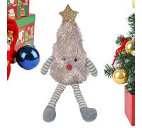 Generico Soft Cartoon Christmas Plush Tree Girl Toy, Cute Holiday Figures, Adorable Home Decoration, Travel Companion, Shelf Desk Decor, Indoor Game Toy for Kids and Girls, 12.6x3.54 inches