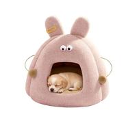 Genérico Soft Cat Bed - Secure Cat House | Pet Beds for Indoor Relaxation, Comfortable Pets Cave with Plush Warmth, Home Pet House, Feline Refuge for Living Room and Balcony Lounging