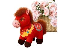 Genérico Soft Chinese Themed Figurines Doll | Horse Plush, Blessing Meaning Cute Stuffed Animals - for Kids Boys Girls Birthday Chinese Lunar New Year Easter Party Favors