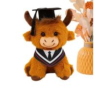 Genérico Soft Cow Plush, Huggable Pillow Animal, 7.87 Inches Portable Stuffed Plushes with Warm Build, Cute Animal Pillow, Compact Plush Toy with Adorable Design, Bedtime Comfort for Kids