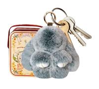 Genérico Soft & Cute Bunny Keychains, Handmade Soft Bunny Charms | Artificial Rabbit Handmade Charms, Bag Accessories For Women And Girls