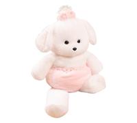 Genérico Soft Dog Toy, Home Decoration Plush, 17.7 Inches Plush, Cuddly Animal Toy, Bedroom Decor Plush, Living Room Toy, Car Travel Companion, Home Decoration for Home Car Bedroom Living Room