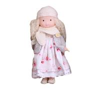 Genérico Soft Doll - Cute Rag Doll, Plush Toy, Fall Theme Collectible, Handmade Dress Accessory | Style Fabric Figure For Christmas Halloween Thanksgiving Friends Family