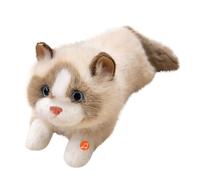 Genérico Soft Doll Interactive Toys with Sound For Kids Nursery Decor Bedroom Living Room Dorm Birthday Christmas Party Favors | Stuffed Cat | Realistic Cat Plush Animals Stuffed Toys,
