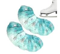 Generico Soft Ice Skate Soakers - Flannel Blade Guards Covers for Figure Skating & Hockey | Absorbent Fleece Rust Protection | Stretchy Protective Gear for Youth & Adults | Almacenamiento y transporte