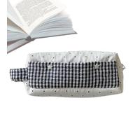 Genérico Soft Pencil Case - Plaid Dot Large Capacity Zipper School Supplies