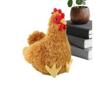 Genérico Soft Plush-Chicken Toy - Rooster Animal Doll, Comfort Pillow with Fabric Build, Cute Accent, Companion, Stuffed Doll for Holiday Birthday Nursery Bedroom Living Room Apartment Dormitory
