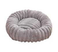 Genérico Soft Round Pet Bed for Small Dogs and Cats, Washable Plush Donut Cushion with Anti-Slip Bottom, Cozy Indoor Sleeping Nest for Kittens and Puppies, 15.75 Inches