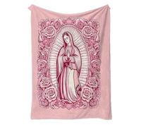 Genérico Soft Throw Blanket | Warm Religious Bedding | Religious Blanket | Soft and Comfortable For Bedroom Living Room Bed Couch Sofa Dormitory Apartment Camping Holiday Housewarming Winter Women