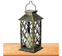 Genérico Solar Candle Lanterns - Flickering LED Flameless Design, IP44 Waterproof Outdoor Solar Powered Light | Decorative Garden Lantern For Patio, Fence, Tree, Table, Wall, Backyard Use
