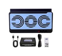 Genérico Solar Car Fan, Window Cooling Device, Portable Vent System, Blade, Air Purifying Feature, Perfect for Travel, RV, Vehicle Cabins, Outdoor Camping