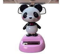 Genérico Solar Car Ornament - Swinging Head Figurine | Cute Doll | Solar Powered Car Accessory, Nodding Dashboard Decor, Funny Novelty Gift for Truck SUV RV Tractor Automobile