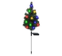 Generico Solar Christmas Tree Outdoor, LED Solar Garden Lights, Outdoor Christmas Decorations With Stake, Home Seasonal Decor For Patio Lawn Path Driveway Sidewalk Parking Lot Camping